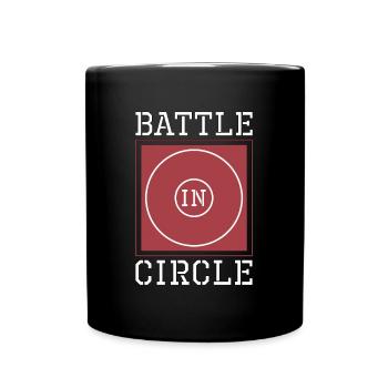Catch Wrestling Battle In Circle Wrestler Fight - Full Colour Mug - black - Front