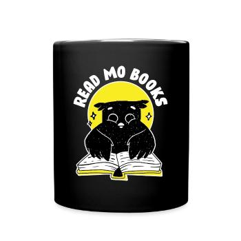 Read Books Bird Gift - Full Colour Mug - black - Front