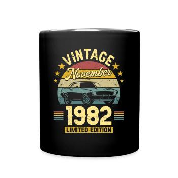 Vintage Novembre 1982 40 Ans Anniversaire - Mug uni - noir - Devant