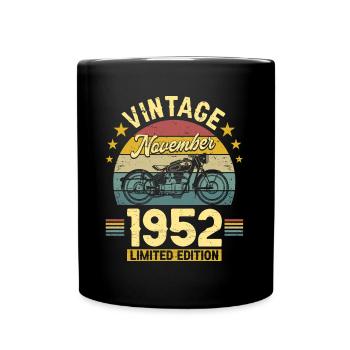 Vintage Novembre 1952 70 Ans Anniversaire - Mug uni - noir - Devant