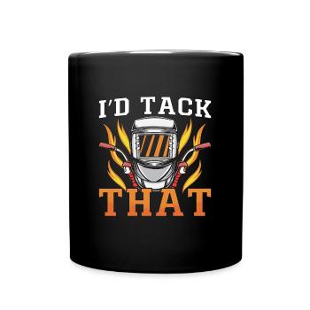 Soudeur je m’accrocherais que la carrière de soudage Weld Metal - Mug uni - noir - Devant