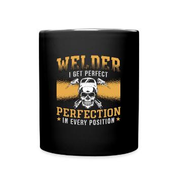 Soudeur J’obtiens une carrière de soudage parfaite Weld Metal - Mug uni - noir - Devant