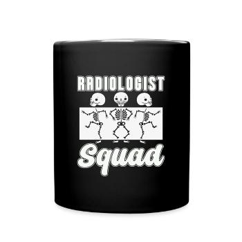 Radiologist Squad Radiology X-Ray Rad Tech Xray - Full Colour Mug - black - Front