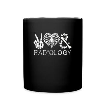 Radiologist Quote Rad Tech Radiology X-Ray Xray - Full Colour Mug - black - Front