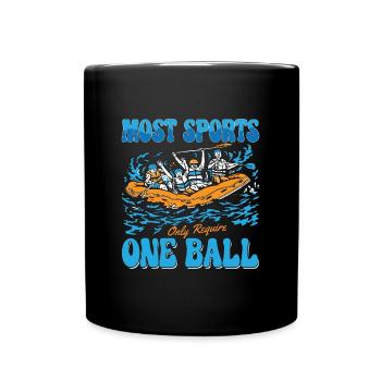 Rafting Most Sports Kayak Paddling Canoe Paddle - Tasse einfarbig - Schwarz - Vorne
