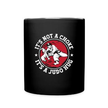 C’est un entraînement sportif de karaté de combattant de judo hug - Mug uni - noir - Devant