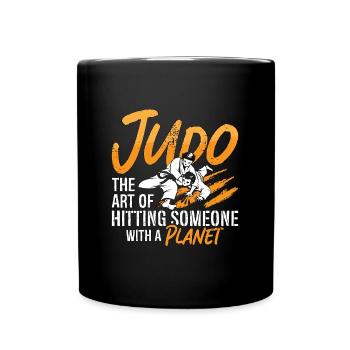 Judo L’art de frapper les sports de karaté de combat - Mug uni - noir - Devant