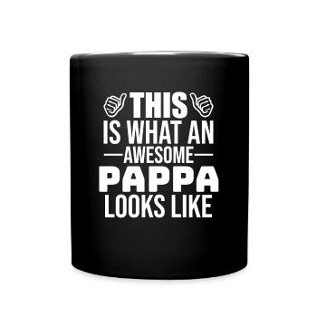 Gift for dad The best dad in the world - Full Colour Mug - black - Front