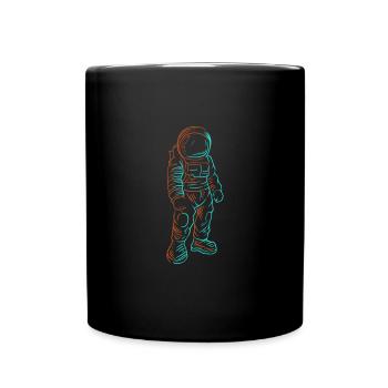 Astronaut Astronaut Cosmonaut - Full Colour Mug - black - Front
