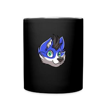Furry Fandom Fursuits - Full Colour Mug - black - Front