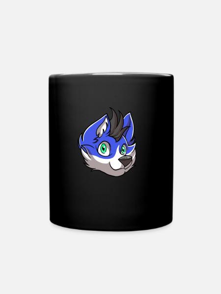 Furry Fandom Fursuits - Full Colour Mug - black