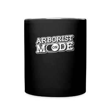Arborist Tree Climber Arborist - Full Colour Mug - black - Front
