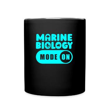 Meeresbiologe Meeresbiologie Modus An - Tasse einfarbig - Schwarz - Vorne
