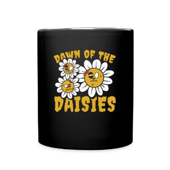 Daisy Daisies Garden GeeseFlower - Full Colour Mug - black - Front
