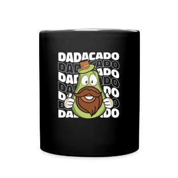Père Papa - Mug uni - noir - Devant