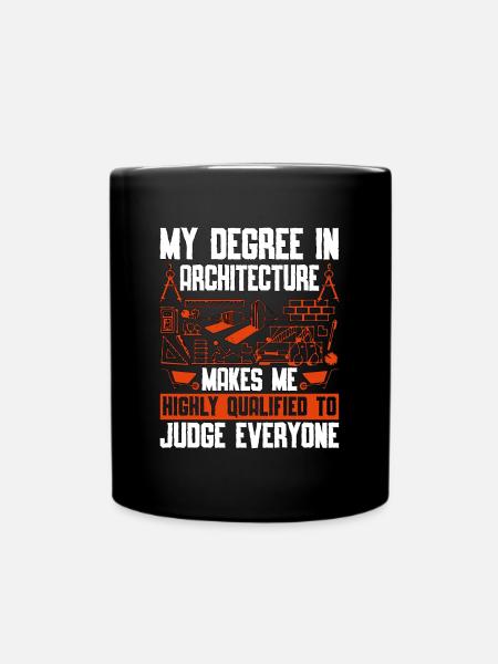 Architecte Mon diplôme en architecture Architectes Emploi - Mug uni - noir