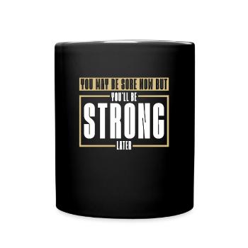 Kickboxing Vous pouvez être douloureux Kickboxer Combat de boxe - Mug uni - noir - Devant