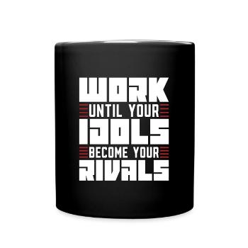 Travail de judo jusqu’à l’entraînement de karaté de combattant de vos idoles - Mug uni - noir - Devant