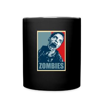 Zombie Halloween - Full Colour Mug - black - Front