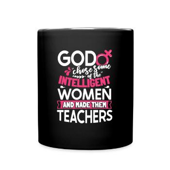Professeur de religion Éducation religieuse - Mug uni - noir - Devant