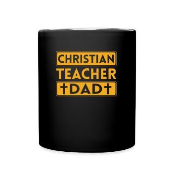 Professeur de religion Éducation religieuse - Mug uni - noir - Devant