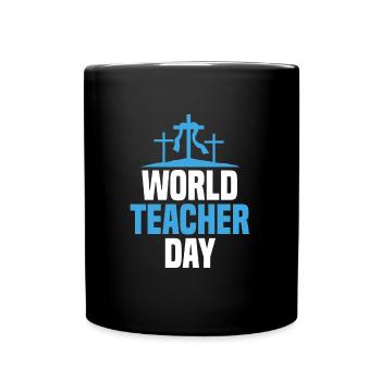 Professeur de religion Éducation religieuse - Mug uni - noir - Devant