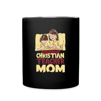 Professeur de religion Éducation religieuse - Mug uni - noir - Devant