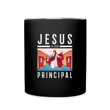 Professeur de religion Éducation religieuse - Mug uni - noir - Devant