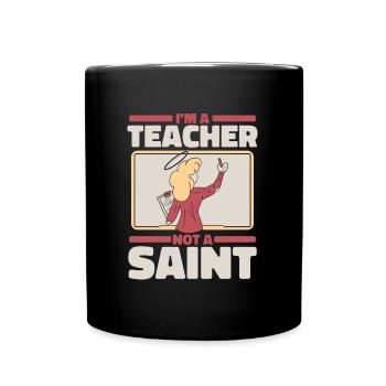 Professeur de religion Éducation religieuse - Mug uni - noir - Devant