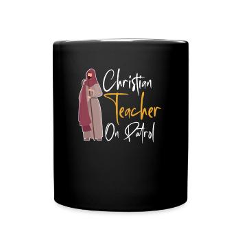 Professeur de religion Éducation religieuse - Mug uni - noir - Devant
