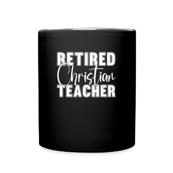 Professeur de religion Éducation religieuse - Mug uni - noir - Devant