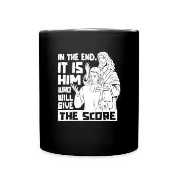 Professeur de religion Éducation religieuse - Mug uni - noir - Devant