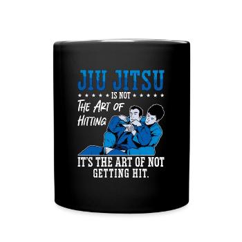 Le Jiu Jitsu n’est pas l’art de frapper un combattant de combat - Mug uni - noir - Devant