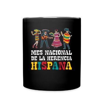 Hispana Mois du don du patrimoine hispanique - Mug uni - noir - Devant