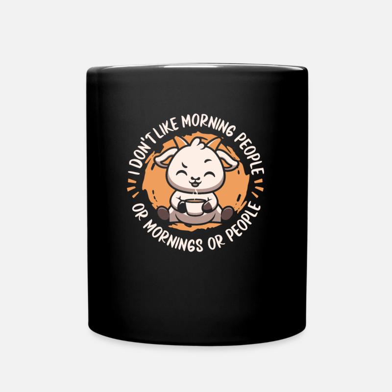 Chèvre - Mug uni - noir