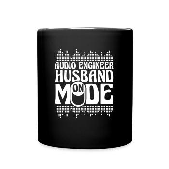 Ingénieur du son Ingénieur du son mari - Mug uni - noir - Devant