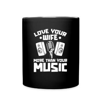 Ingénieur du son Ingénieur du son Femme - Mug uni - noir - Devant