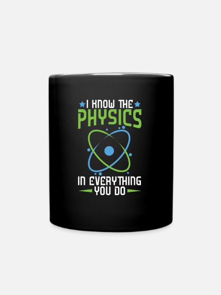 Physik Phyiker Angewandte Physik - Tasse einfarbig - Schwarz