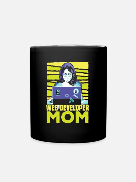 Web Entwickler Webdeveloper Web-Entwickler - Tasse einfarbig - Schwarz