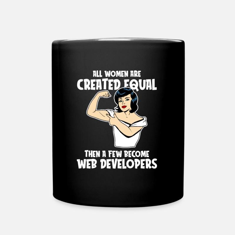 Web Entwickler Webdeveloper Web-Entwickler - Tasse einfarbig - Schwarz