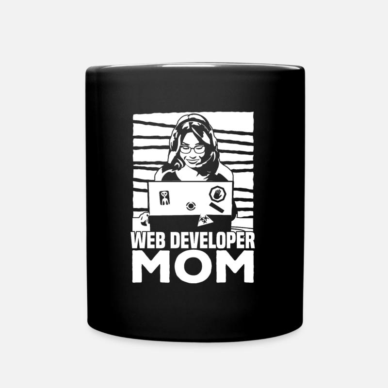 Web Entwickler Webdeveloper Web-Entwickler - Tasse einfarbig - Schwarz