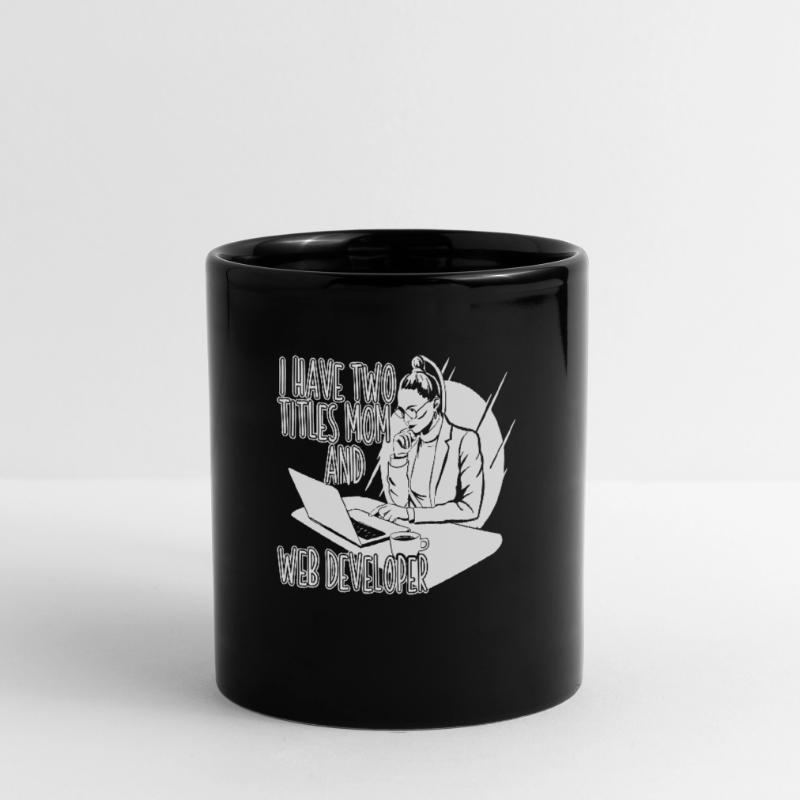 Web Entwickler Webdeveloper Web-Entwickler Tasse einfarbig