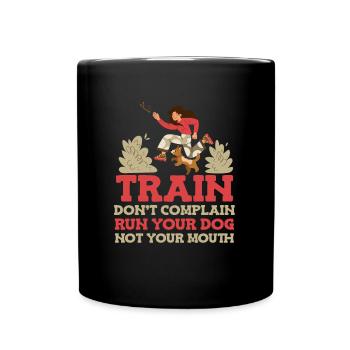 Dresseur de chiens Dresseur de chiens - Mug uni - noir - Devant