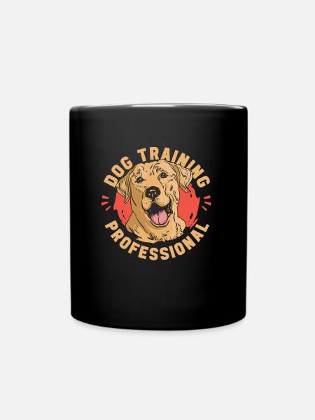 Hundetrainer Hundetrainer - Tasse einfarbig - Schwarz