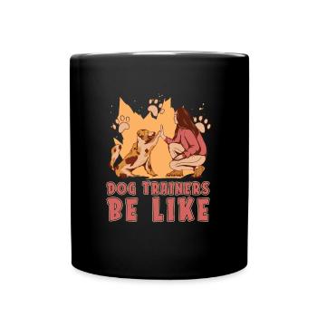 Dresseur de chiens Dresseur de chiens - Mug uni - noir - Devant