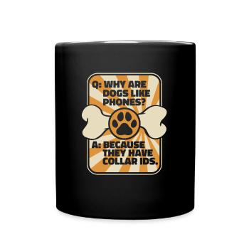 Dresseur de chiens Dresseur de chiens - Mug uni - noir - Devant