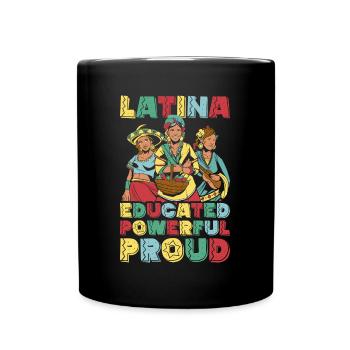 Latina Proud Month of Hispanic Heritage Gift - Mug uni - noir - Devant