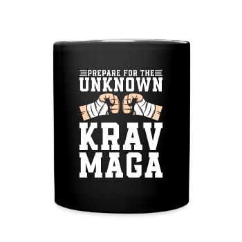 Krav Maga Prepare For The Close Combat MMA Fighter - Full Colour Mug - black - Front