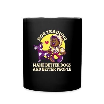 Dresseur de chiens Dresseur de chiens - Mug uni - noir - Devant