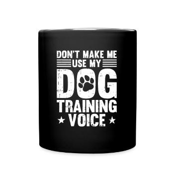 Dresseur de chiens Dresseur de chiens - Mug uni - noir - Devant